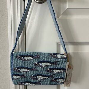 Viral Sardine Beaded bag